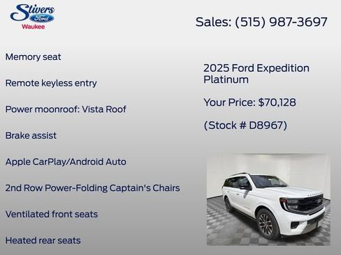 Used 2025 Ford Expedition Platinum AWD/4WD image 16