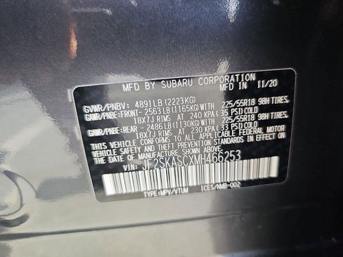 Used 2021 Subaru Forester Limited w/ Popular Package #3 image 39