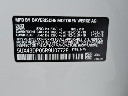 Certified 2024 BMW X3 sDrive30i w/ Convenience Package image 36