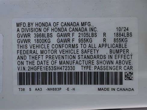 Used 2025 Honda Civic Si image 13