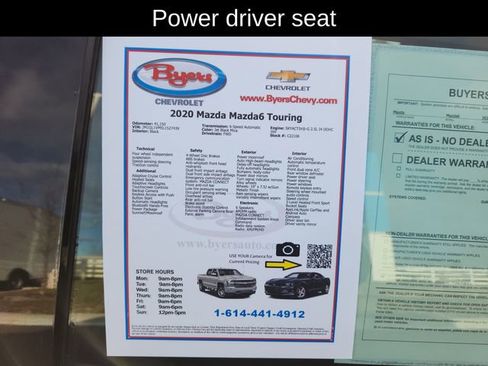 Used 2020 MAZDA MAZDA6 Touring image 13