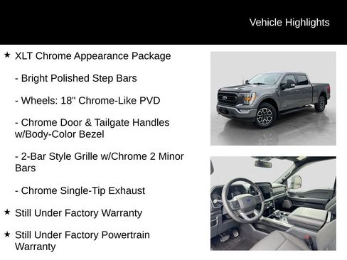 Certified 2023 Ford F150 XLT w/ Equipment Group 302A High image 21