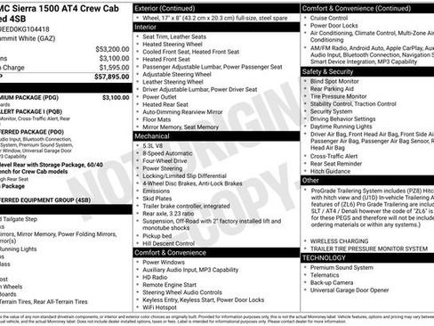 Used 2019 GMC Sierra 1500 AT4 w/ AT4 Premium Package AWD/4WD image 7