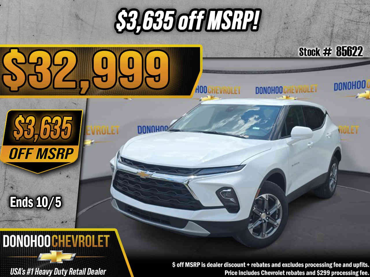 New 2026 Chevrolet Blazer LT FWD image 1
