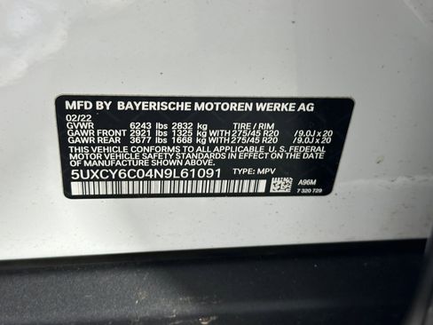 Used 2022 BMW X6 xDrive40i w/ Premium Package image 20