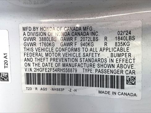Used 2024 Honda Civic Sport image 29