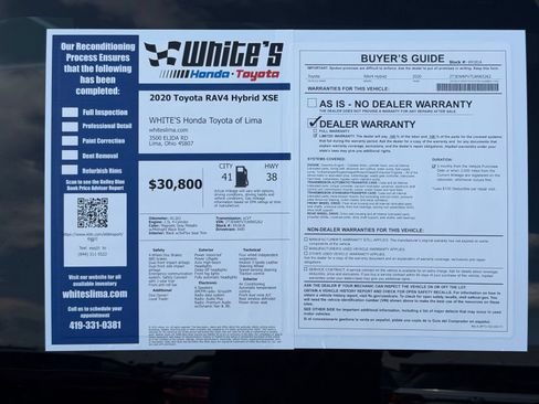 Used 2020 Toyota RAV4 XSE w/ XSE Grade Weather Package AWD/4WD image 34