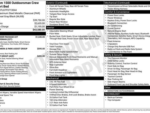 Used 2015 RAM 1500 Outdoorsman AWD/4WD image 14