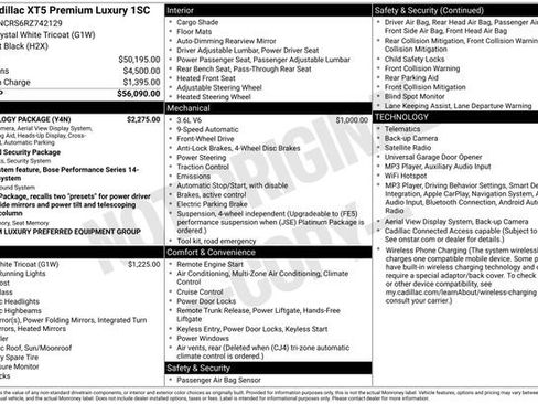 Certified 2024 Cadillac XT5 Premium Luxury w/ Technology Package FWD image 8