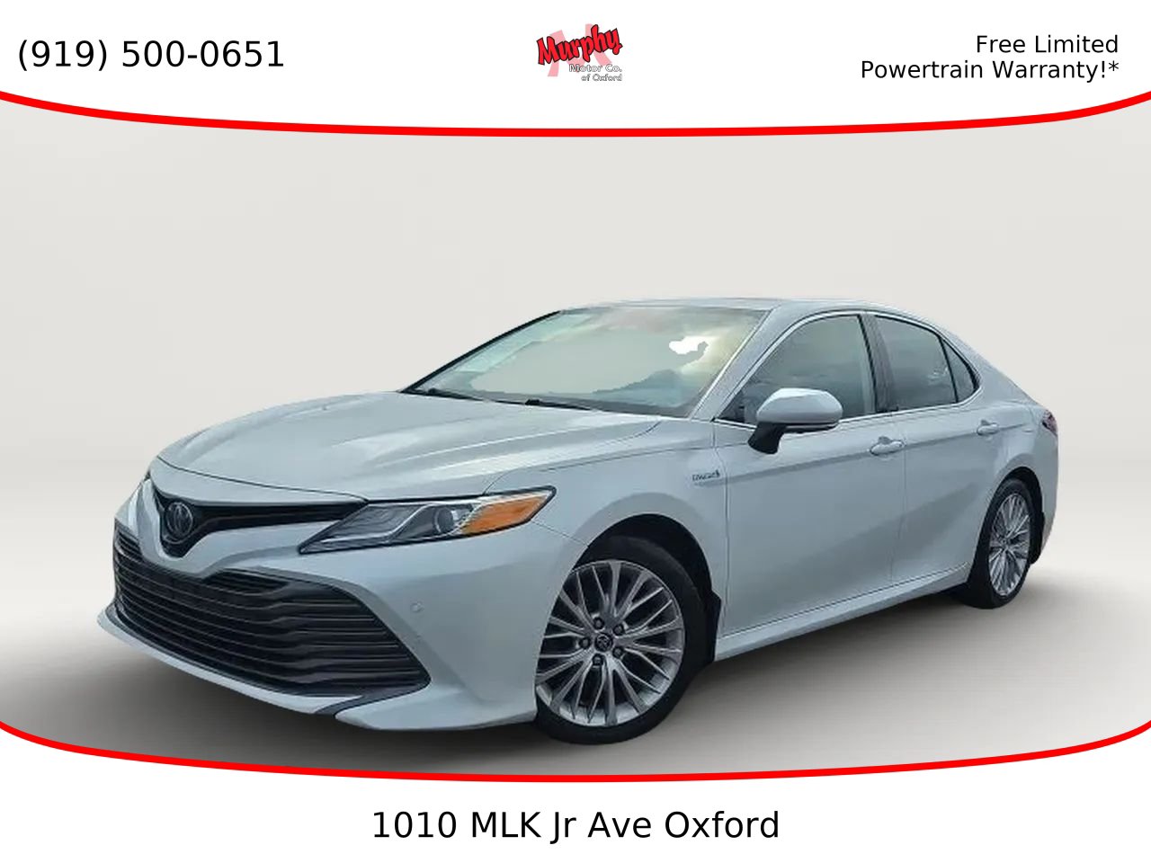 Used 2019 Toyota Camry XLE w/ Driver Assist Package FWD image 1