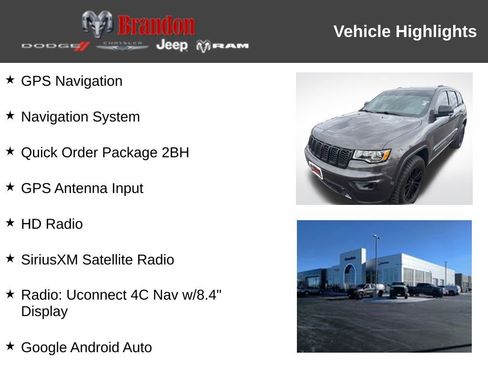 Used 2021 Jeep Grand Cherokee Limited AWD/4WD image 3