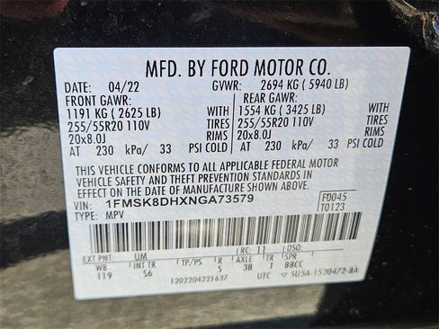 Used 2022 Ford Explorer XLT w/ Equipment Group 202A image 33