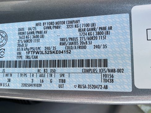 Certified 2025 Ford F150 XLT w/ Equipment Group 303A High AWD/4WD image 29
