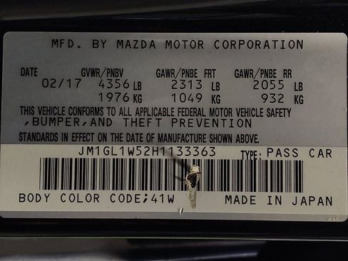 Used 2017 MAZDA MAZDA6 Grand Touring image 33