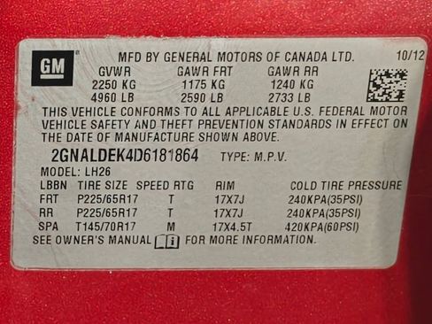 Used 2013 Chevrolet Equinox LT w/ Driver Convenience Package FWD image 42