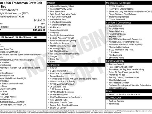 Used 2022 RAM 1500 Tradesman AWD/4WD image 3
