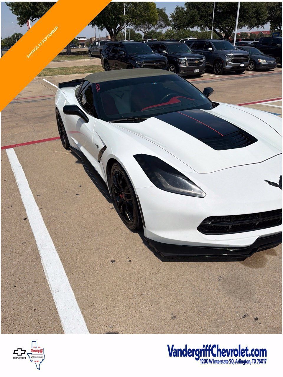 Used 2014 Chevrolet Corvette Stingray Convertible w/ 3LT Preferred Equipment Group RWD image 3