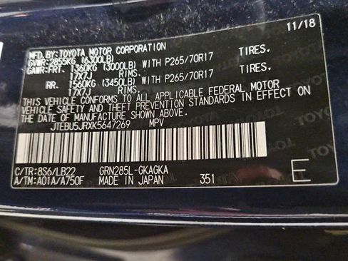 Used 2019 Toyota 4Runner SR5 Premium AWD/4WD image 40