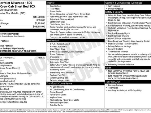 Used 2022 Chevrolet Silverado 1500 Custom RWD image 6