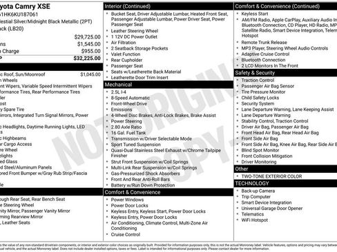 Used 2019 Toyota Camry XSE image 30