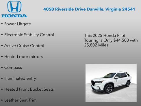 Used 2025 Honda Pilot Touring image 12