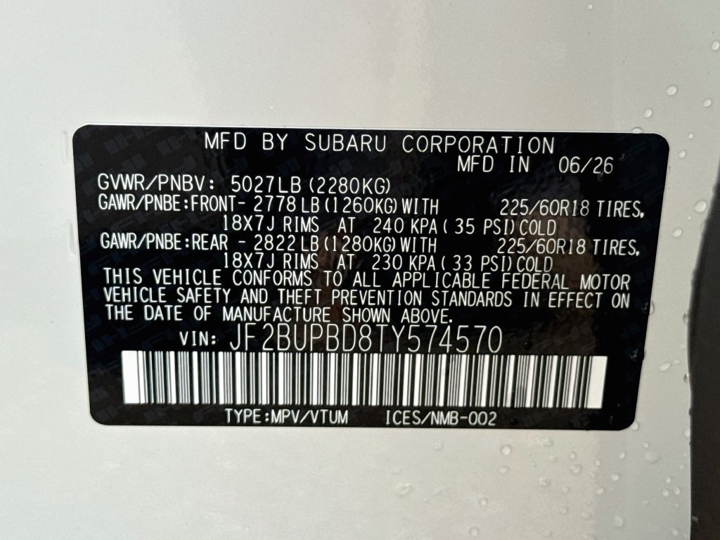 New 2026 Subaru Outback Premium AWD/4WD image 32