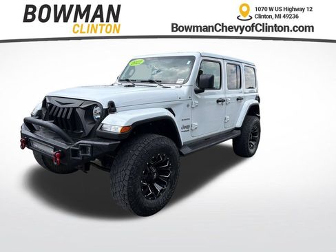 Used 2022 Jeep Wrangler Unlimited Sahara w/ Safety Group AWD/4WD image 1