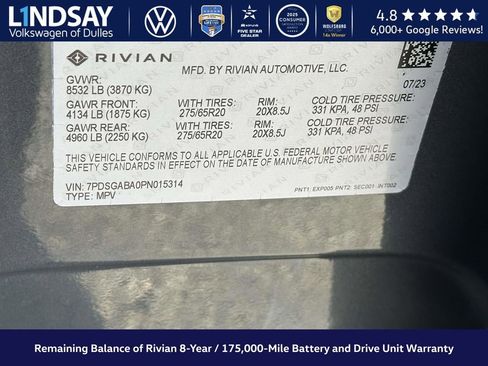 Used 2023 Rivian R1S Adventure image 28