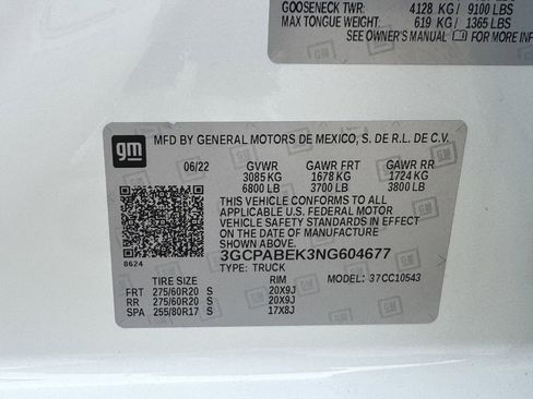 Used 2022 Chevrolet Silverado 1500 Custom RWD image 27