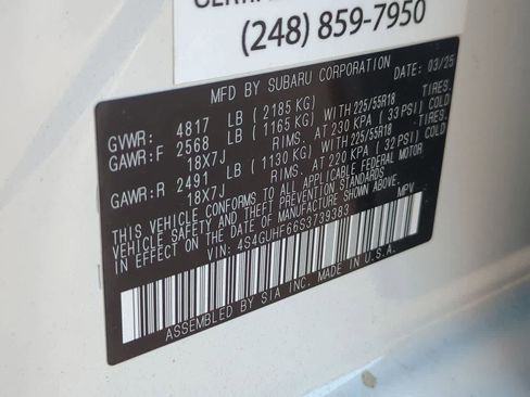 Certified 2025 Subaru Crosstrek 2.5i Sport w/ Crosstrek Mirror Package image 32