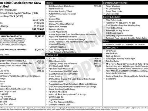Used 2019 RAM 1500 Express w/ Express Value Package AWD/4WD image 13