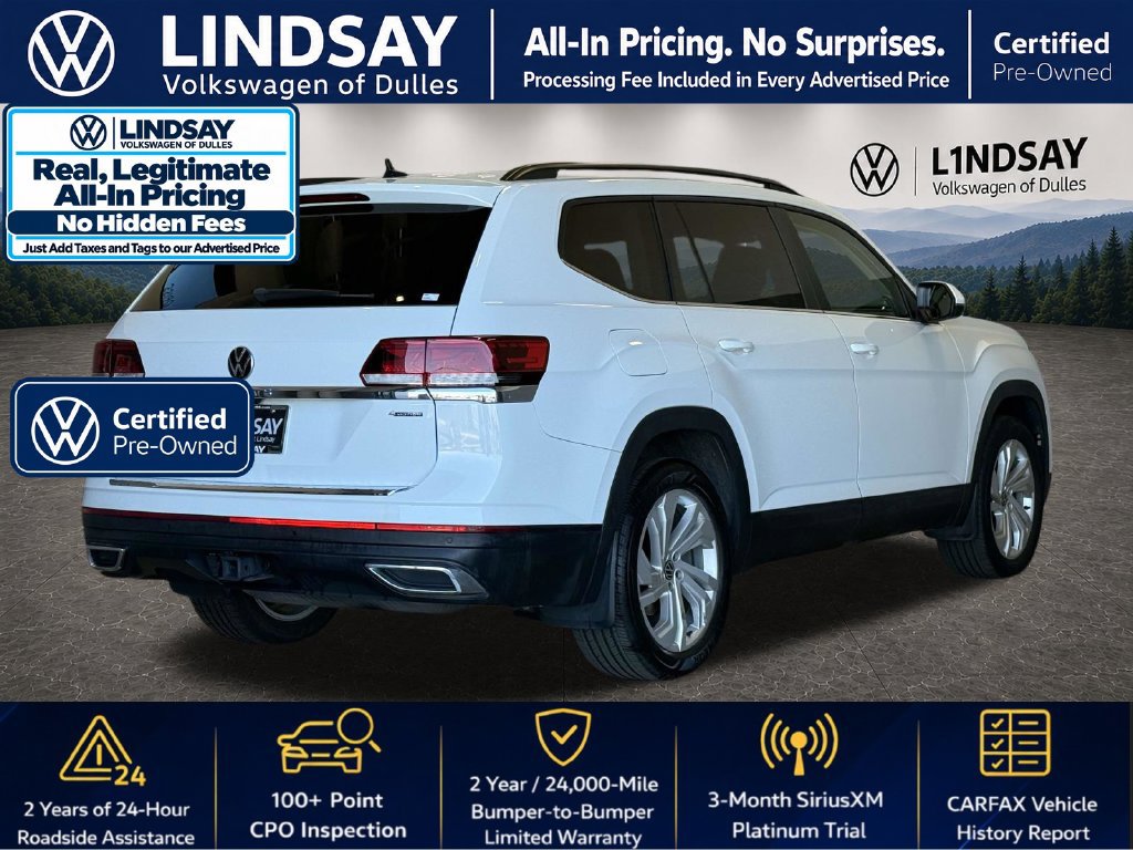 Used 2023 Volkswagen Atlas SE w/ Black Wheel Package AWD/4WD image 8