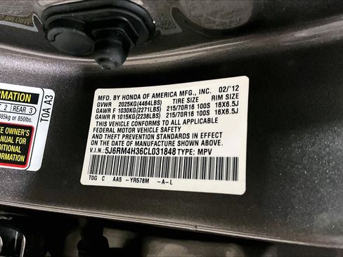 Used 2012 Honda CR-V LX image 36