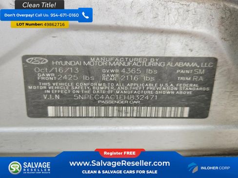 Used 2014 Hyundai Sonata SE image 16