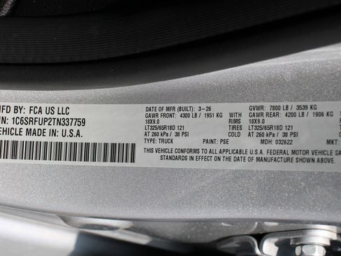 New 2026 RAM 1500 RHO AWD/4WD image 48
