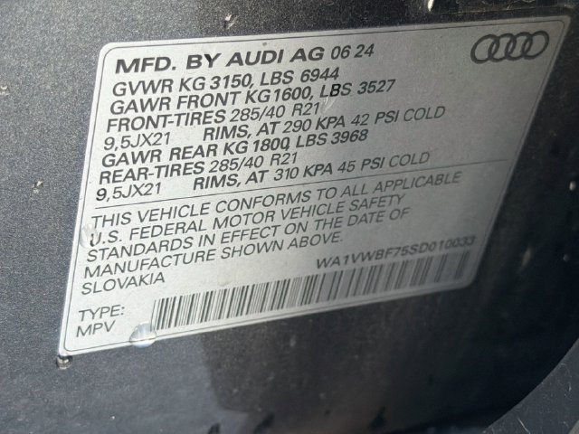 Used 2025 Audi SQ7 Prestige AWD/4WD image 44