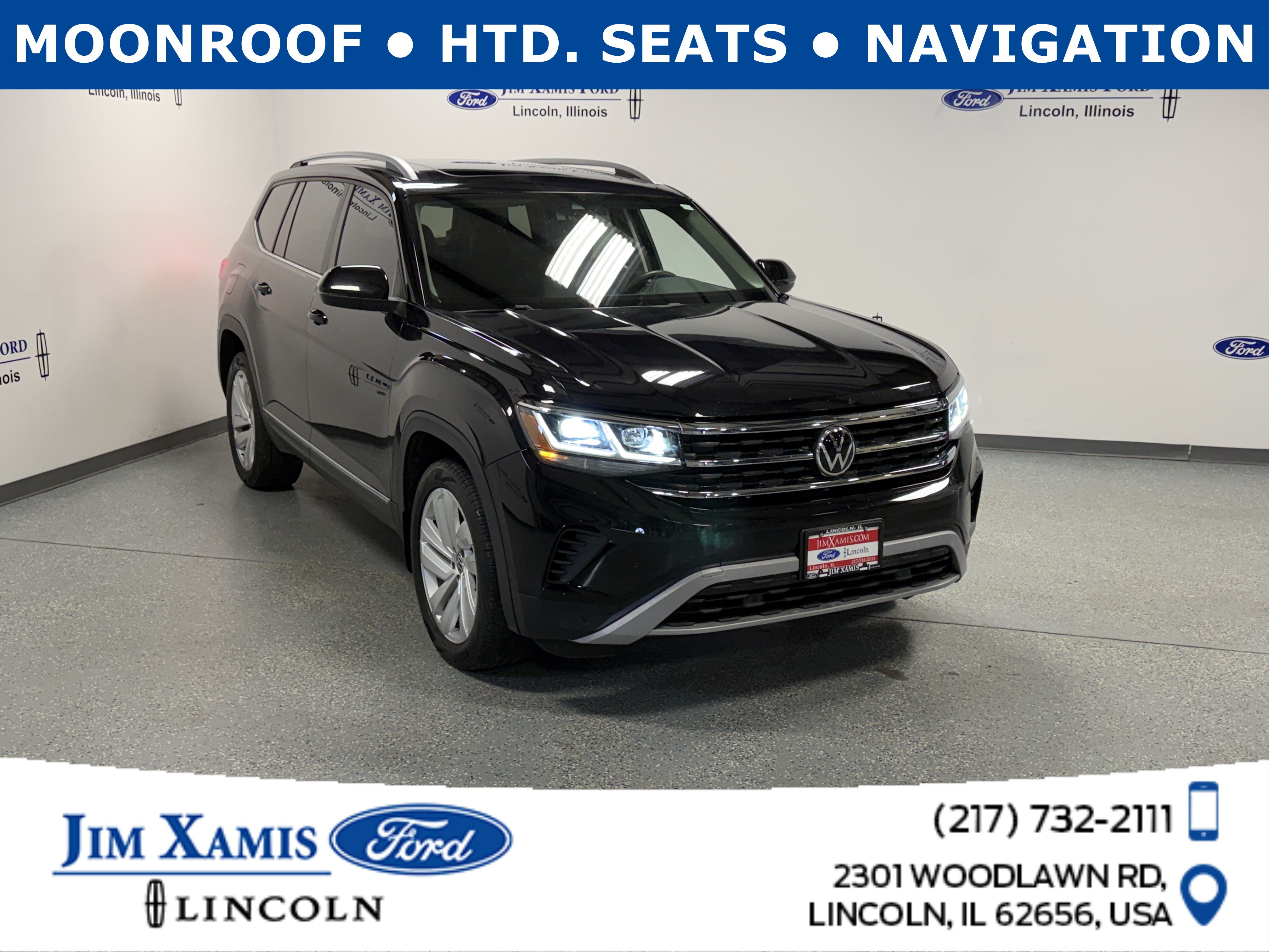 Used 2021 Volkswagen Atlas SEL w/ MDO Package (Bench Seat) AWD/4WD image 1
