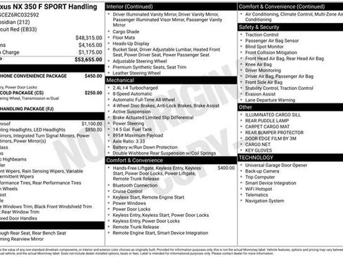 Certified 2024 Lexus NX 350 F Sport AWD/4WD image 43