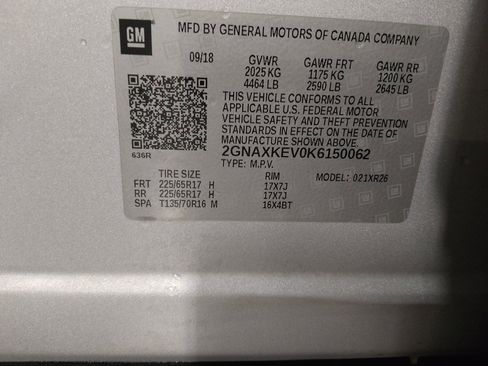 Used 2019 Chevrolet Equinox LT FWD image 33