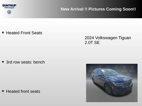 Used 2024 Volkswagen Tiguan SE w/ Panoramic Sunroof Package image 12