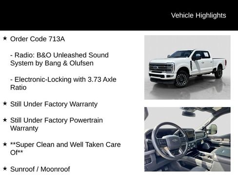 Used 2025 Ford F350 Platinum w/ FX4 Off-Road Package AWD/4WD image 11
