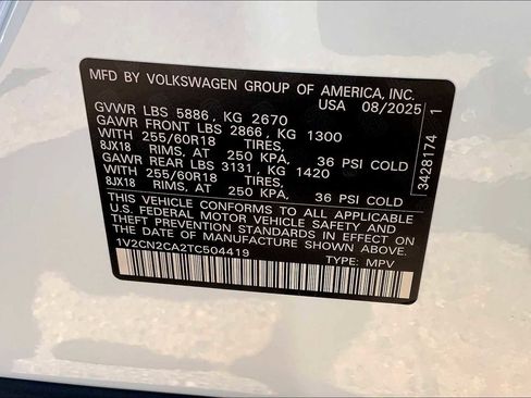 New 2026 Volkswagen Atlas Peak Edition AWD/4WD image 21