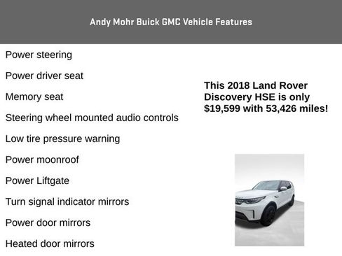 Used 2018 Land Rover Discovery HSE AWD/4WD image 8