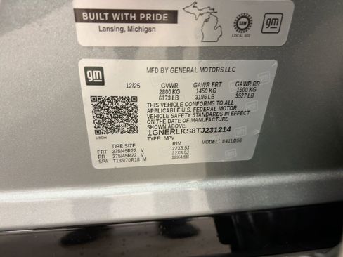 New 2026 Chevrolet Traverse RS image 18