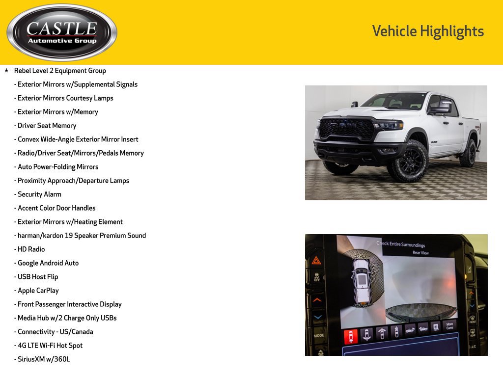 Used 2025 RAM 1500 Rebel w/ Advanced Safety Group II AWD/4WD image 12