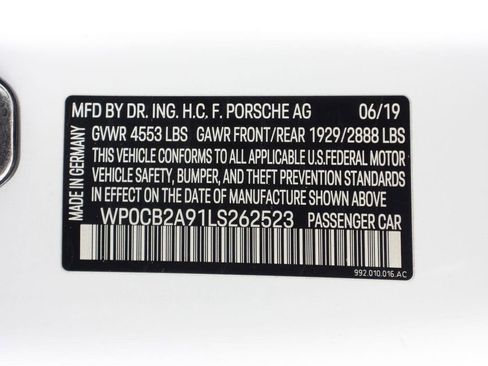 Certified 2020 Porsche 911 Carrera 4S AWD/4WD image 19
