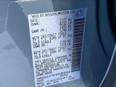 New 2026 Nissan Frontier Pro-X image 14