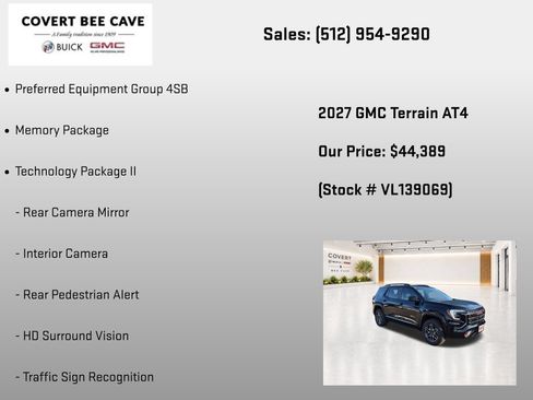 New 2027 GMC Terrain AT4 w/ Convenience Package III AWD/4WD image 7
