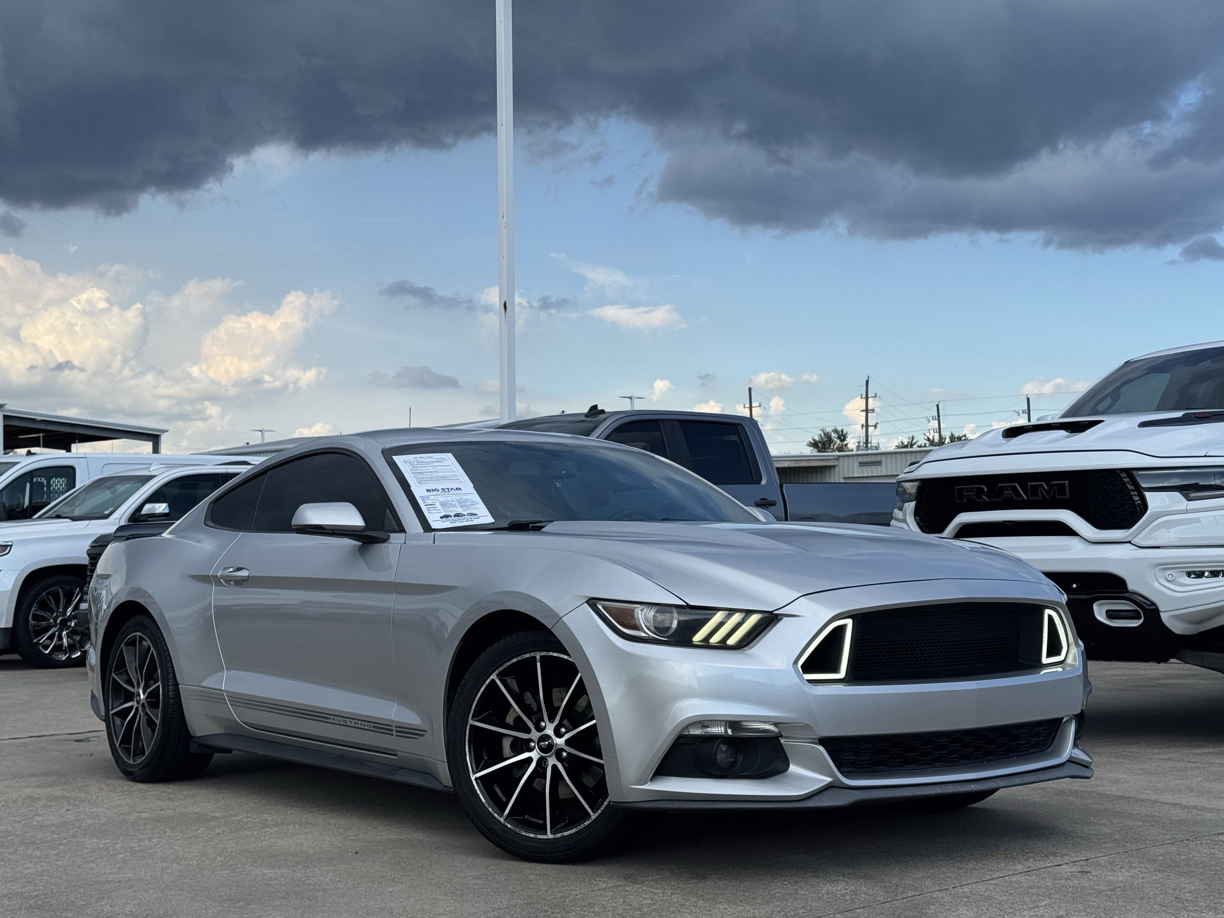 Used 2017 Ford Mustang Premium w/ Wheel & Stripe Package RWD image 2