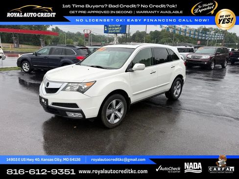 Used 2012 Acura MDX w/ Technology & Entertainment AWD/4WD image 2